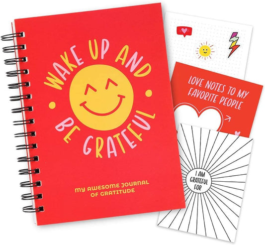 Gratitude Journal for Kids, Teens - 100 Page Diary with Writing Prompts. Affirmation Journal Includes Stickers & Unique Gratitude Poster. Gifts Ideas for 10 11 12 Teenagers. Stuff for Teens