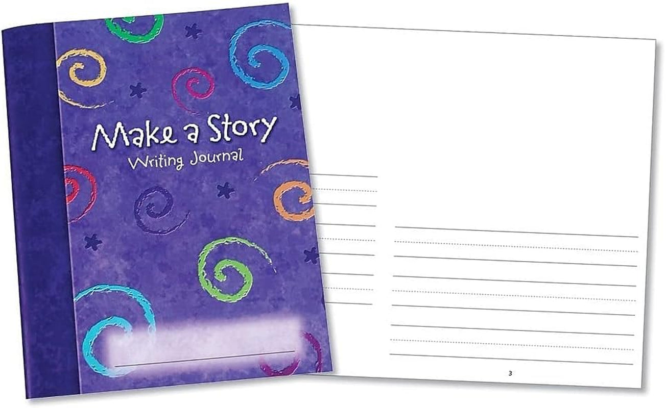 Make a Story Writing Journal, Creative Writing, Early Handwriting Help, Journals for Kids, Kids Notebooks, Set of 10, Ages 5+