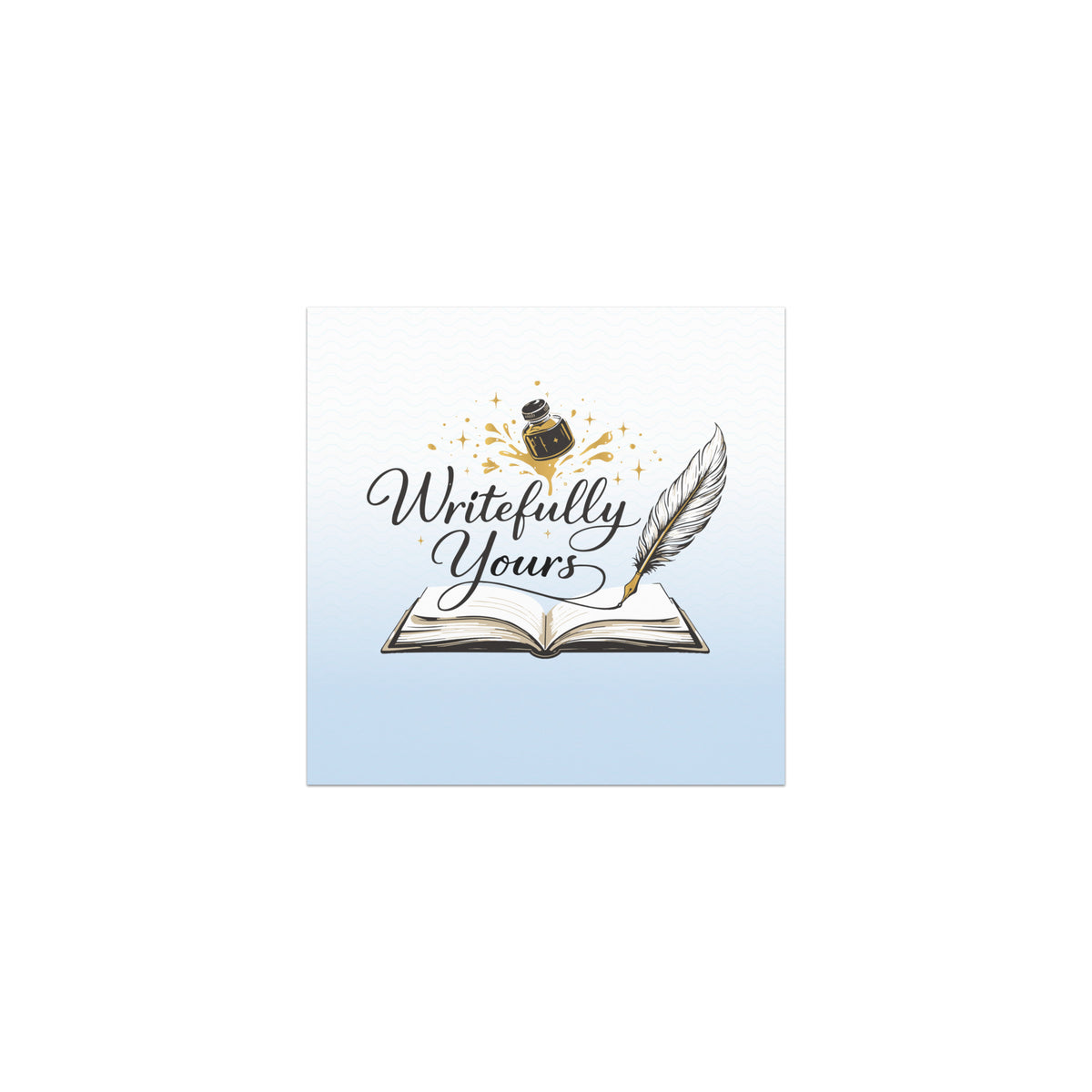 Writer Car Magnet – "Magnetic Power of Writing" | Matte Vinyl Magnetic Bumper Sticker - Writefully Yours