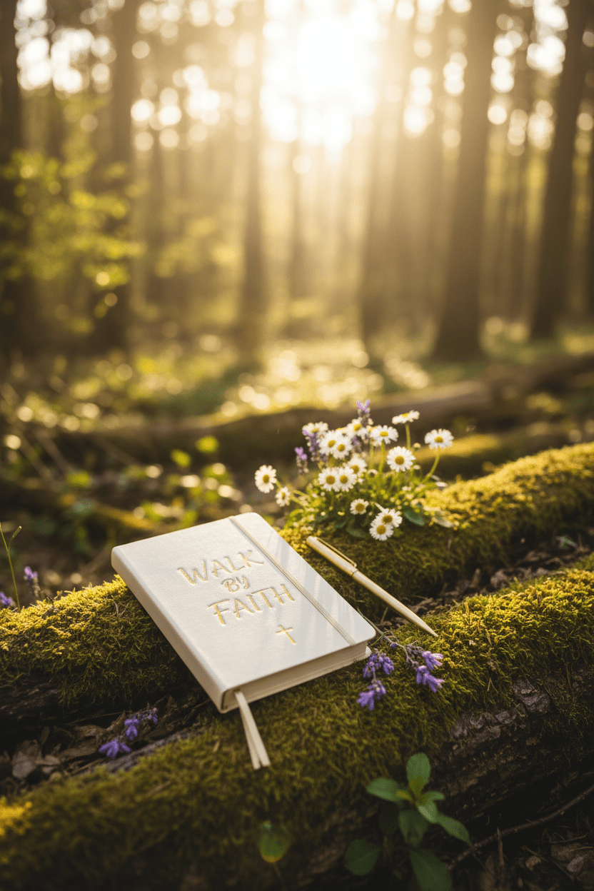 Christian Hardcover Lined Journal – "In Me You May Have Peace" John 16:33 | 150 Pages - Writefully Yours