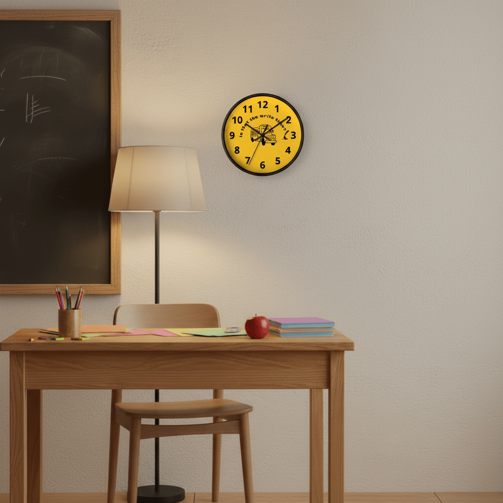 Funny Writer's Desk Clock – "It's 3:00 Somewhere" | Unique Teacher & Writer Gift - Writefully Yours