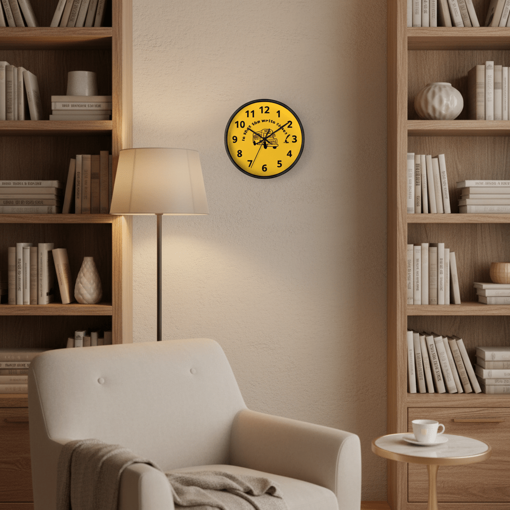 Funny Writer's Desk Clock – "It's 3:00 Somewhere" | Unique Teacher & Writer Gift - Writefully Yours