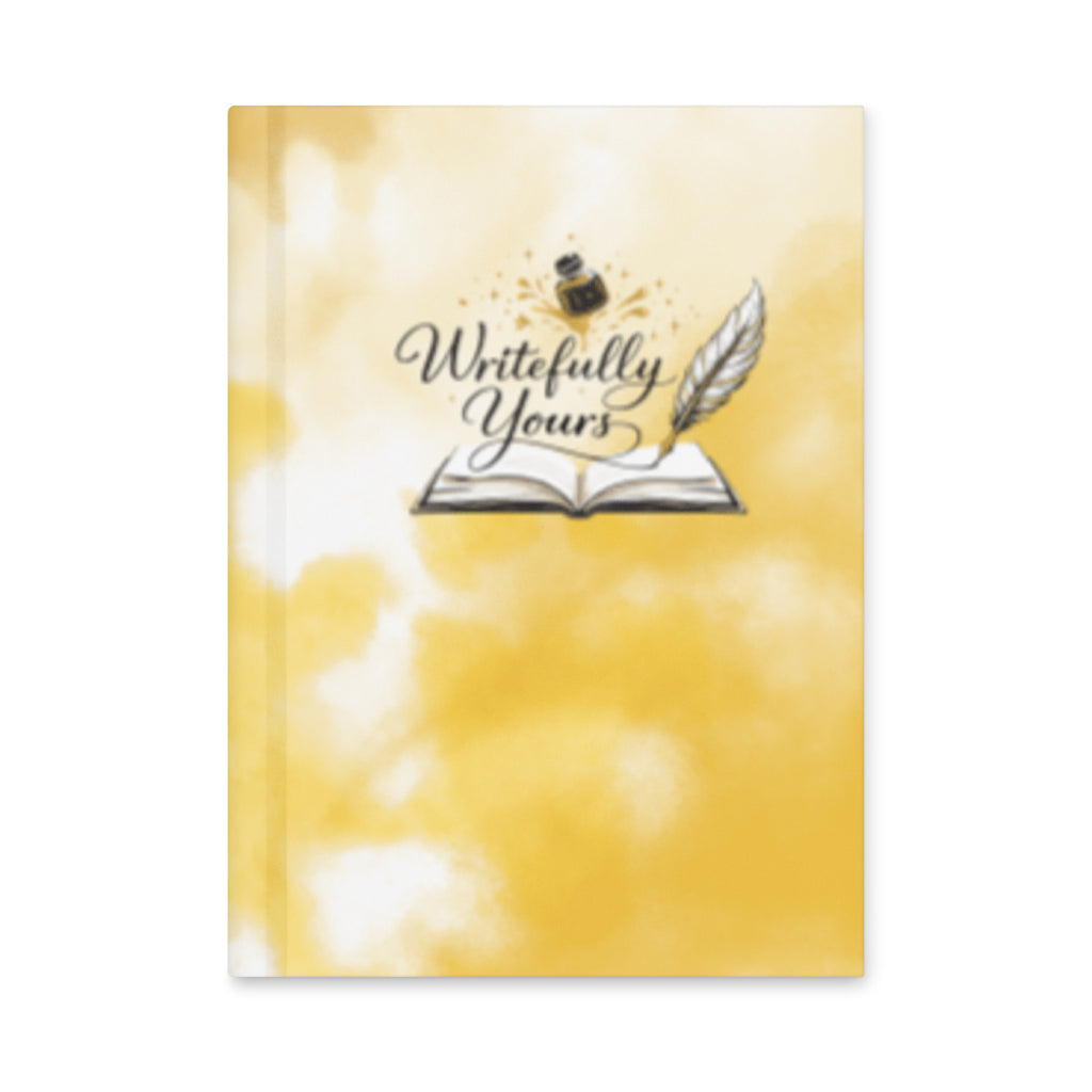 Writefully Yours Signature Blank Hardcover Journal | 150 Pages, 5.75"×8" - Writefully Yours