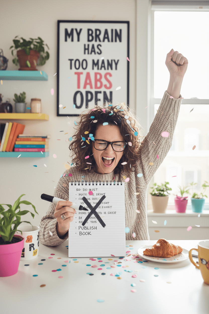 Writer's To-Do Notepad – "Now or Never Done" | Funny Productivity Notepad for Writers & Teachers - Writefully Yours