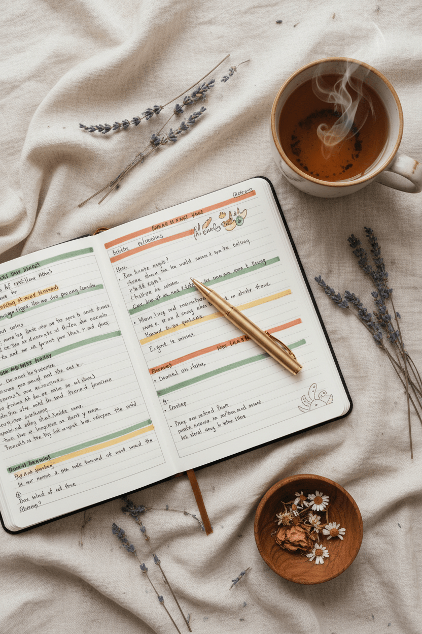 Penning What Matters Most - Mental Health & Wellness Digital PDF Journal - Writefully Yours