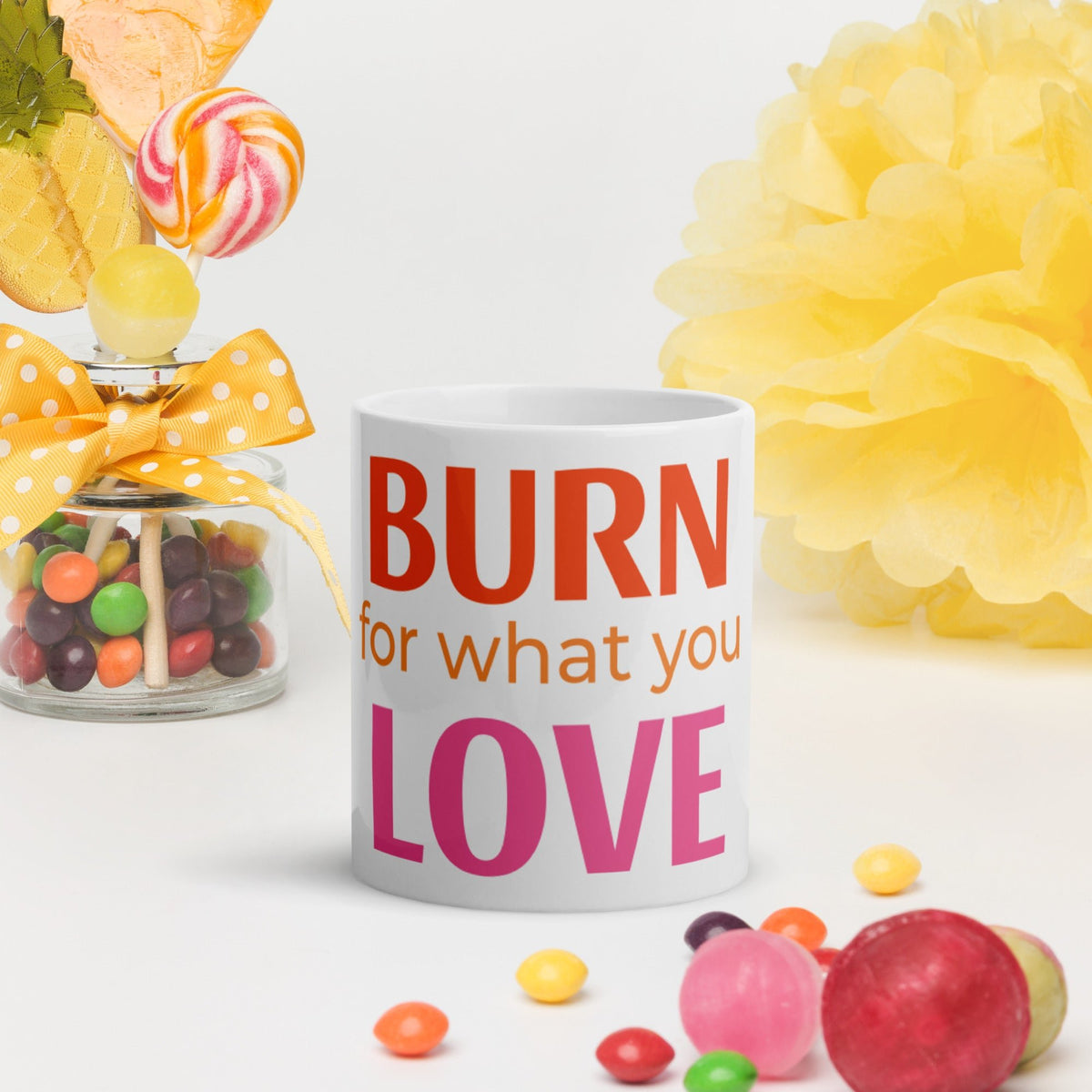 Motivational Ceramic Coffee Mug – "Ignited Passion" | 11 oz - Writefully Yours