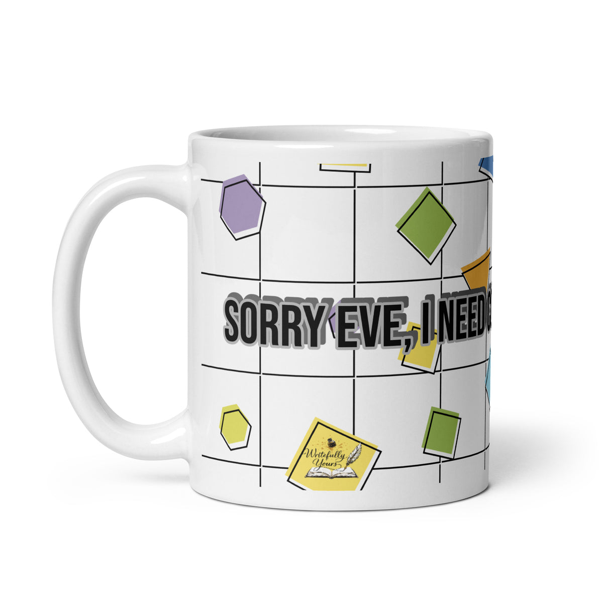 White glossy mug - Writefully Yours